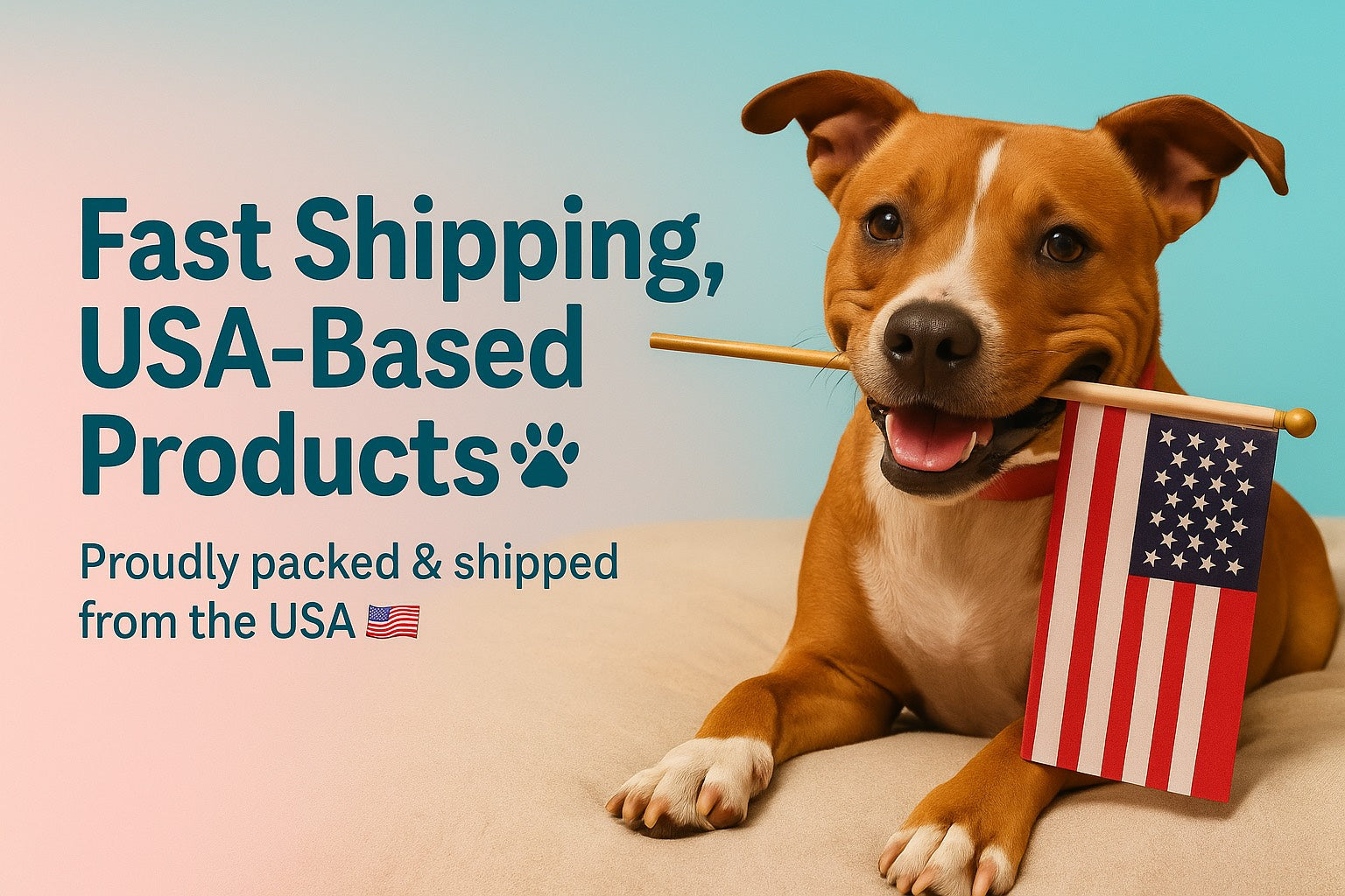 Fast Shipping, USA-Based Products 🚚🐾