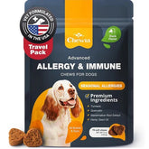 Dog Allergy Relief Chews Itch Relief For Dogs Anti Itch Dog Allergy Chews US Formulated Dog Itching Skin Relief With Salmon Oil Immune Health Seasonal Allergies & Hot Spots Support Treats