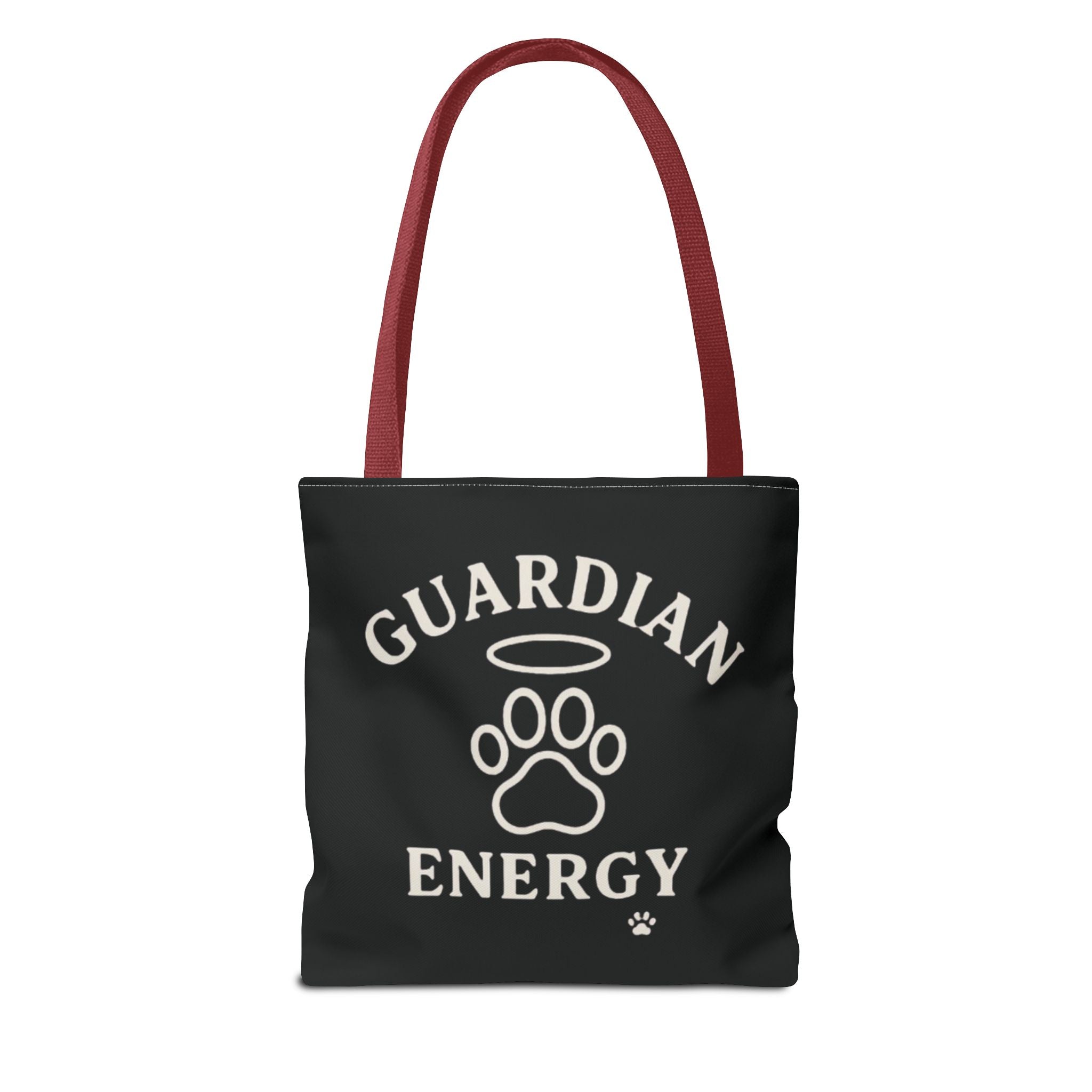 Guardian Energy Pet Lover Tote Bag, Inspirational Tote, Dog Lover Gift, AOP Tote, Eco-Friendly Shopping Bag