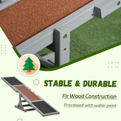 Wooden Dog Agile Seesaw For Training And Exercise, Platform Equipment Running Game Toys