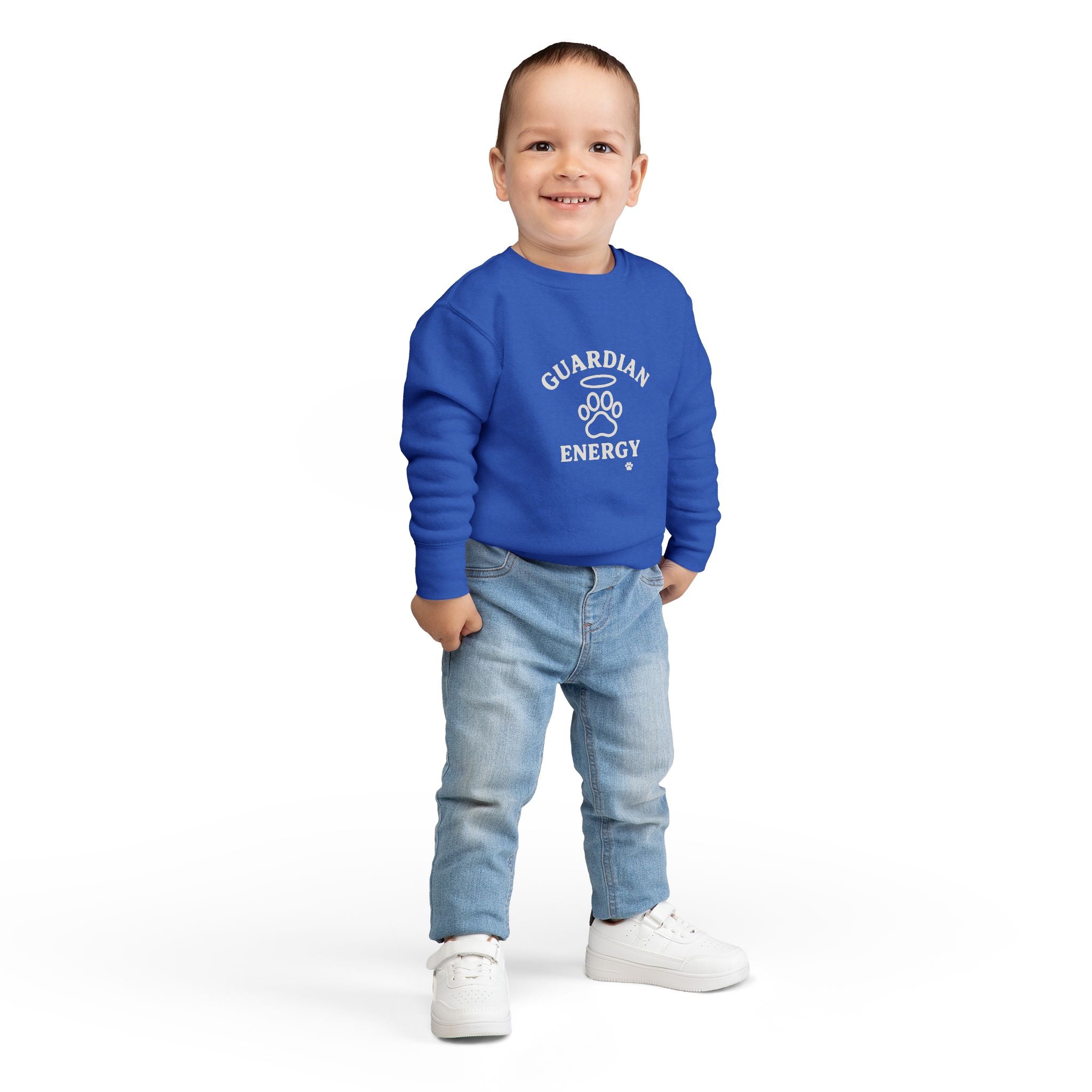 Toddler Guardian Energy Sweatshirt, Cozy Kids Apparel, Cute Toddler Gift, Pet Lover Clothing, Birthday and Holiday Sweatshirt