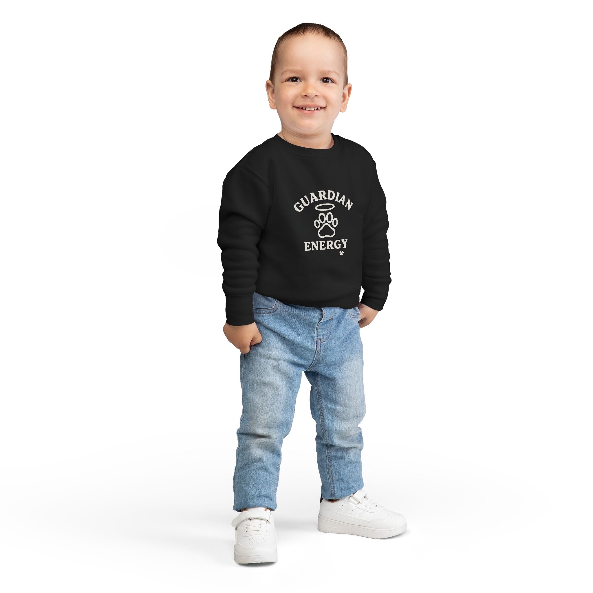 Toddler Guardian Energy Sweatshirt, Cozy Kids Apparel, Cute Toddler Gift, Pet Lover Clothing, Birthday and Holiday Sweatshirt