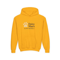 Youth Hoodie — DaisyMae’s Apparel Kids Pullover with Playful Dog Logo