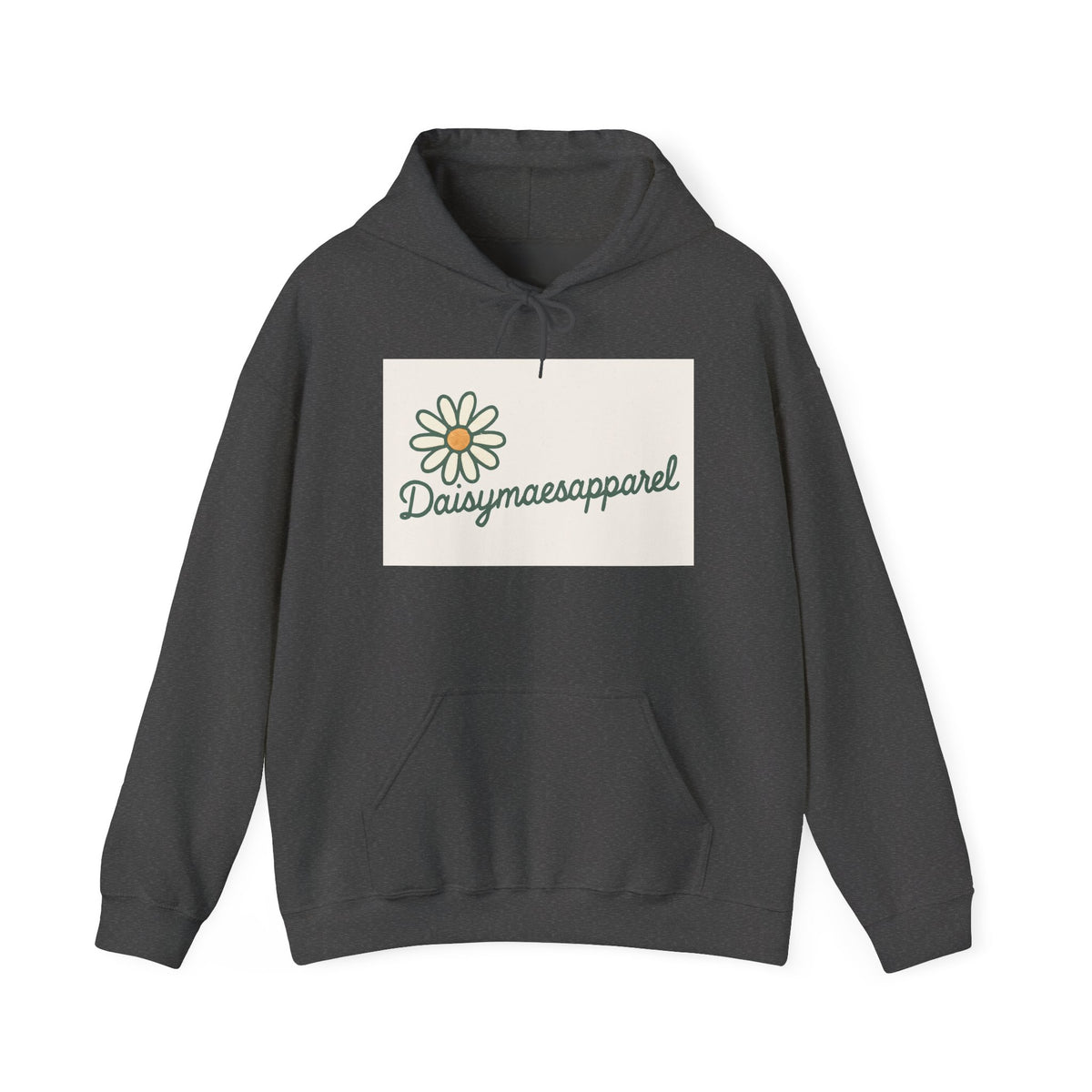 Unisex Hooded Sweatshirt, Cozy Dog Lover Hoodie, Flower Graphic Sweatshirt, Gift for Pet Owners, Relaxed Fit Casual Wear