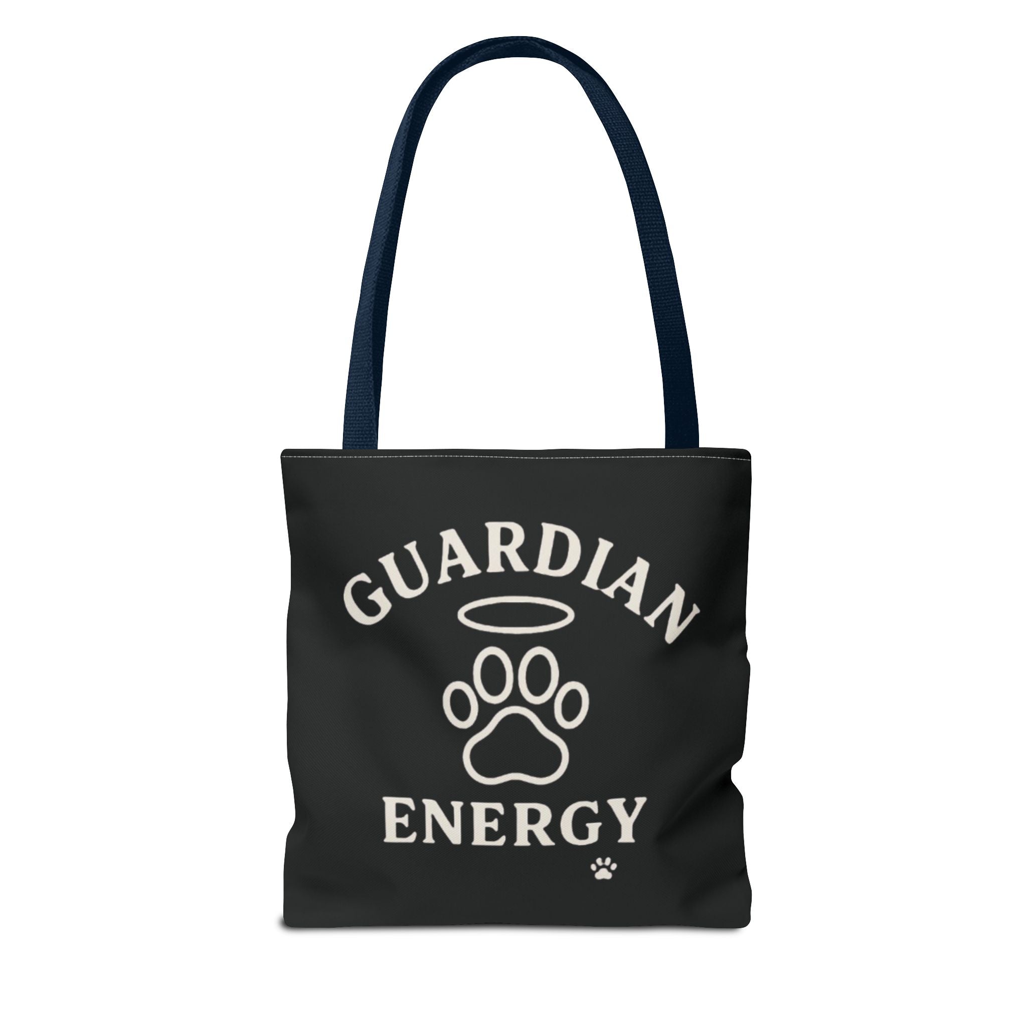 Guardian Energy Pet Lover Tote Bag, Inspirational Tote, Dog Lover Gift, AOP Tote, Eco-Friendly Shopping Bag