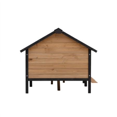 Outdoor Large Wooden Cabin House Style Wooden Dog Kennel With Porch