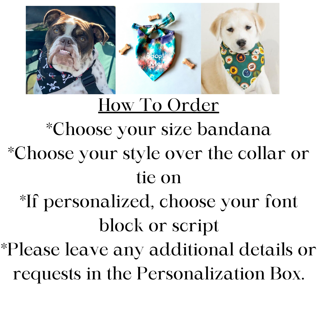 Gingerbread Man Dog Bandana