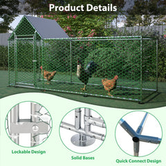 Poultry Habitat Cage With Lid For Chicken Coop