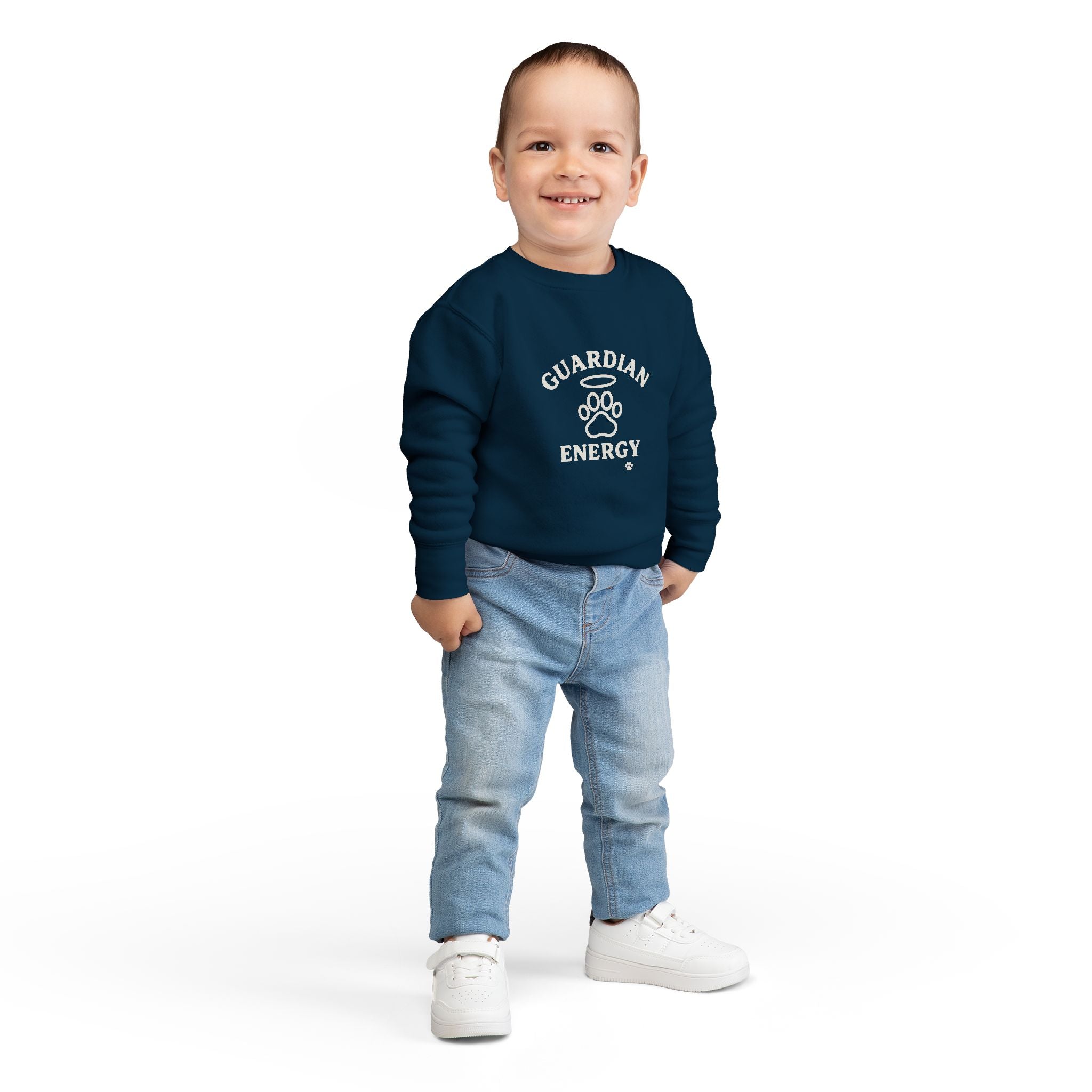 Toddler Guardian Energy Sweatshirt, Cozy Kids Apparel, Cute Toddler Gift, Pet Lover Clothing, Birthday and Holiday Sweatshirt