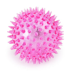 Pet sound flashing thorn ball