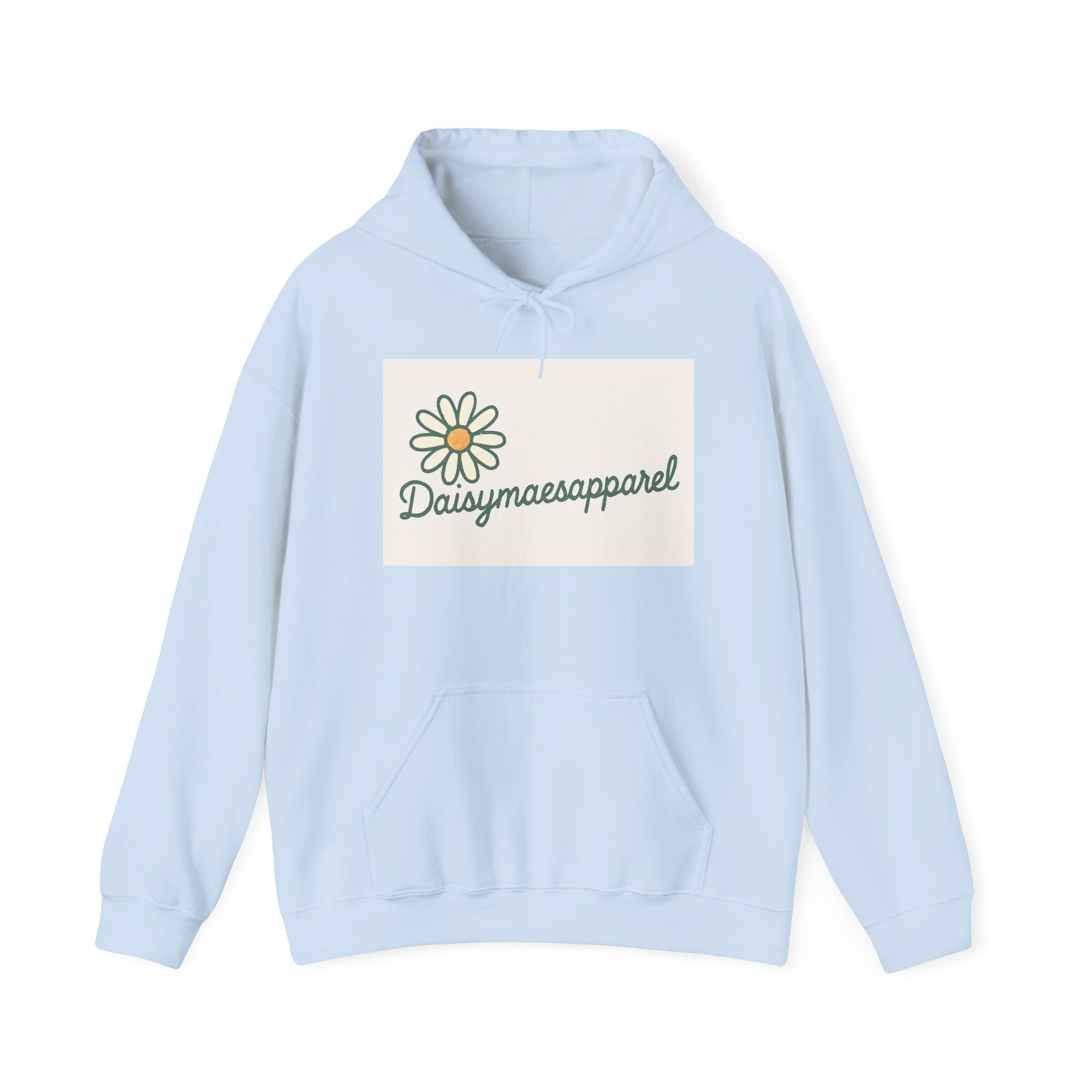 Unisex Hooded Sweatshirt, Cozy Dog Lover Hoodie, Flower Graphic Sweatshirt, Gift for Pet Owners, Relaxed Fit Casual Wear