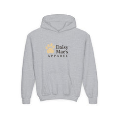 Youth Hoodie — DaisyMae’s Apparel Kids Pullover with Playful Dog Logo