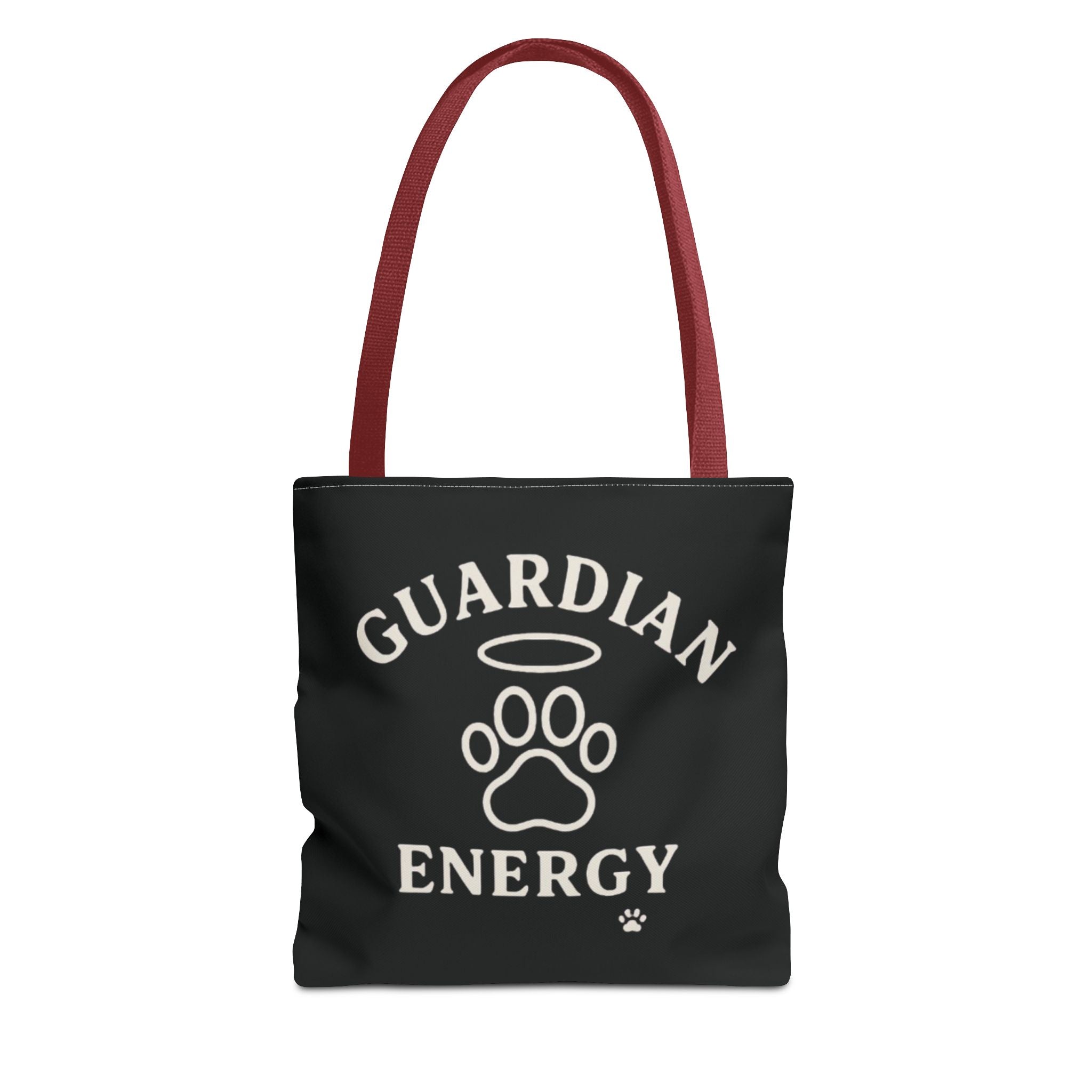 Guardian Energy Pet Lover Tote Bag, Inspirational Tote, Dog Lover Gift, AOP Tote, Eco-Friendly Shopping Bag