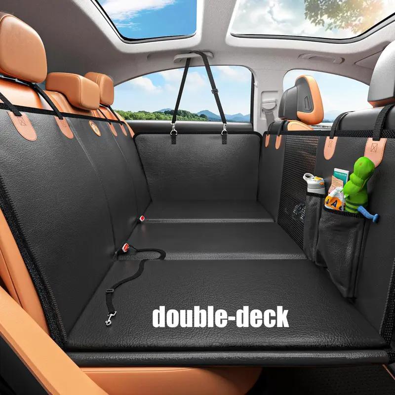Orange Single-layer Hard Board Rear Seat Pet Travel Car Pet Mat Pet Car Bed,Only Supports Self-pickup
