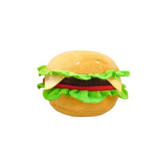 4-in-1 Fast Food Bucket Dog Toy Set, Squeaky Plush Bucket, Fries, Soda & Burger,