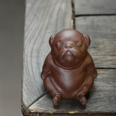 Purple Sand Tea Pet Dog Small Ornaments Crafts Decoration