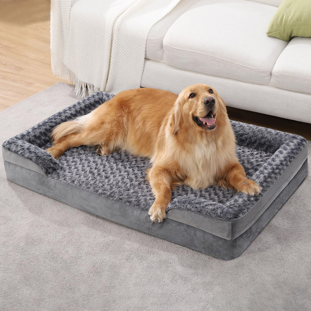 Washable Chew Proof Washable Luxury Orthopedic Dog Sofa Pet Bed For Dogs