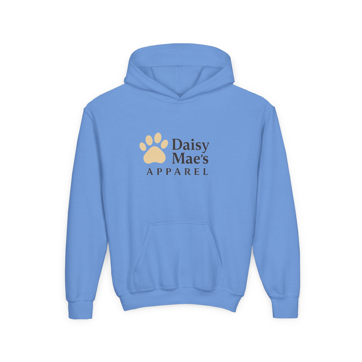 Youth Hoodie — DaisyMae’s Apparel Kids Pullover with Playful Dog Logo