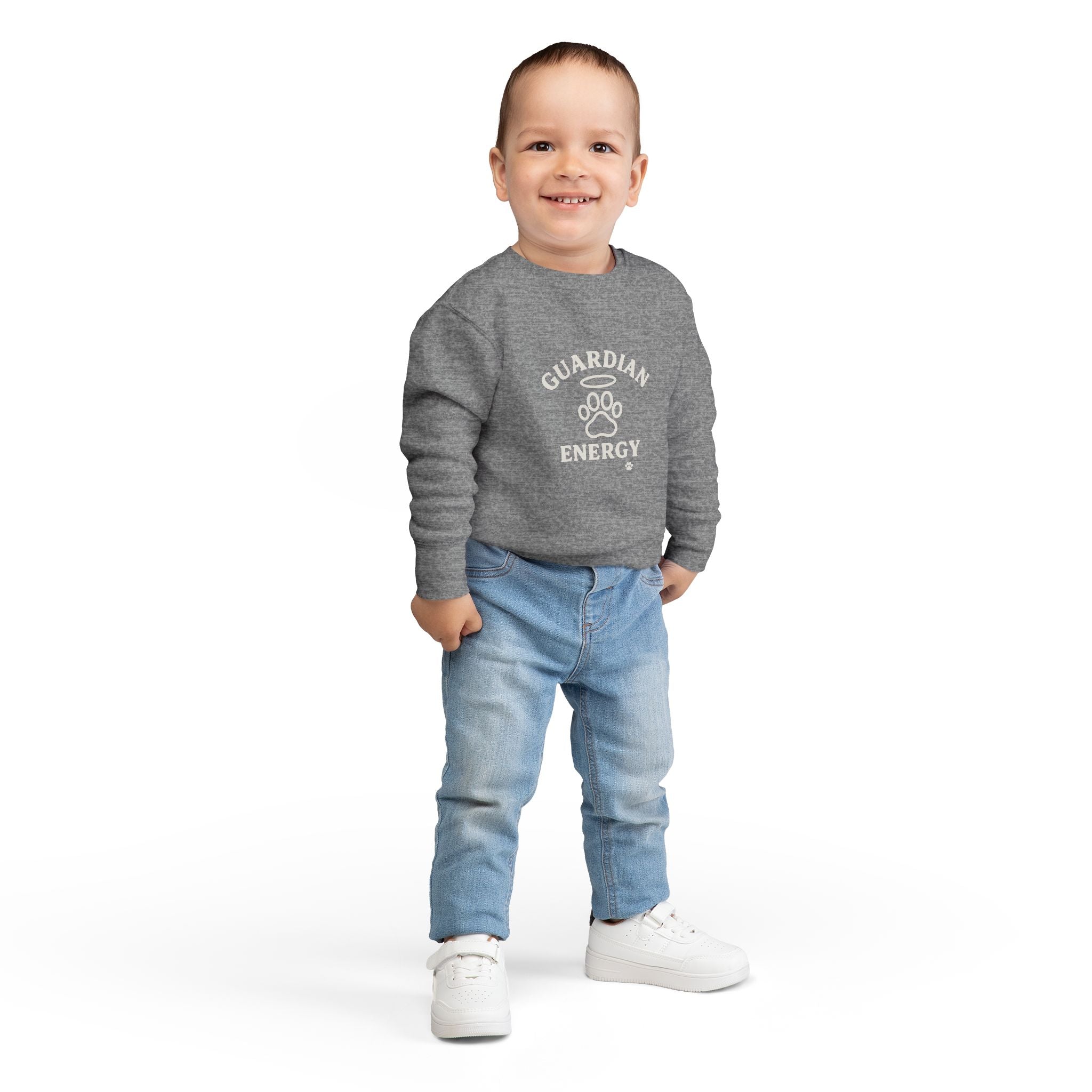 Toddler Guardian Energy Sweatshirt, Cozy Kids Apparel, Cute Toddler Gift, Pet Lover Clothing, Birthday and Holiday Sweatshirt