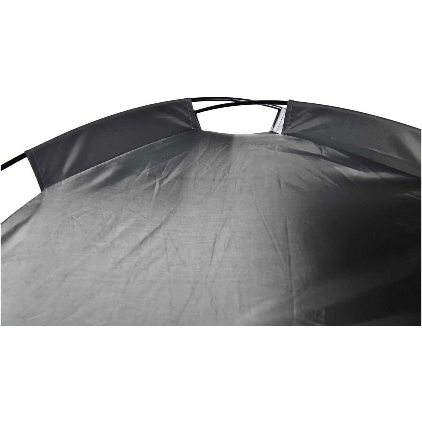 Outdoor Portable Grey Pet Dog Bed With Awning