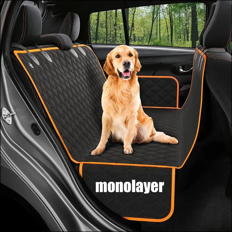 Orange Single-layer Hard Board Rear Seat Pet Travel Car Pet Mat Pet Car Bed,Only Supports Self-pickup